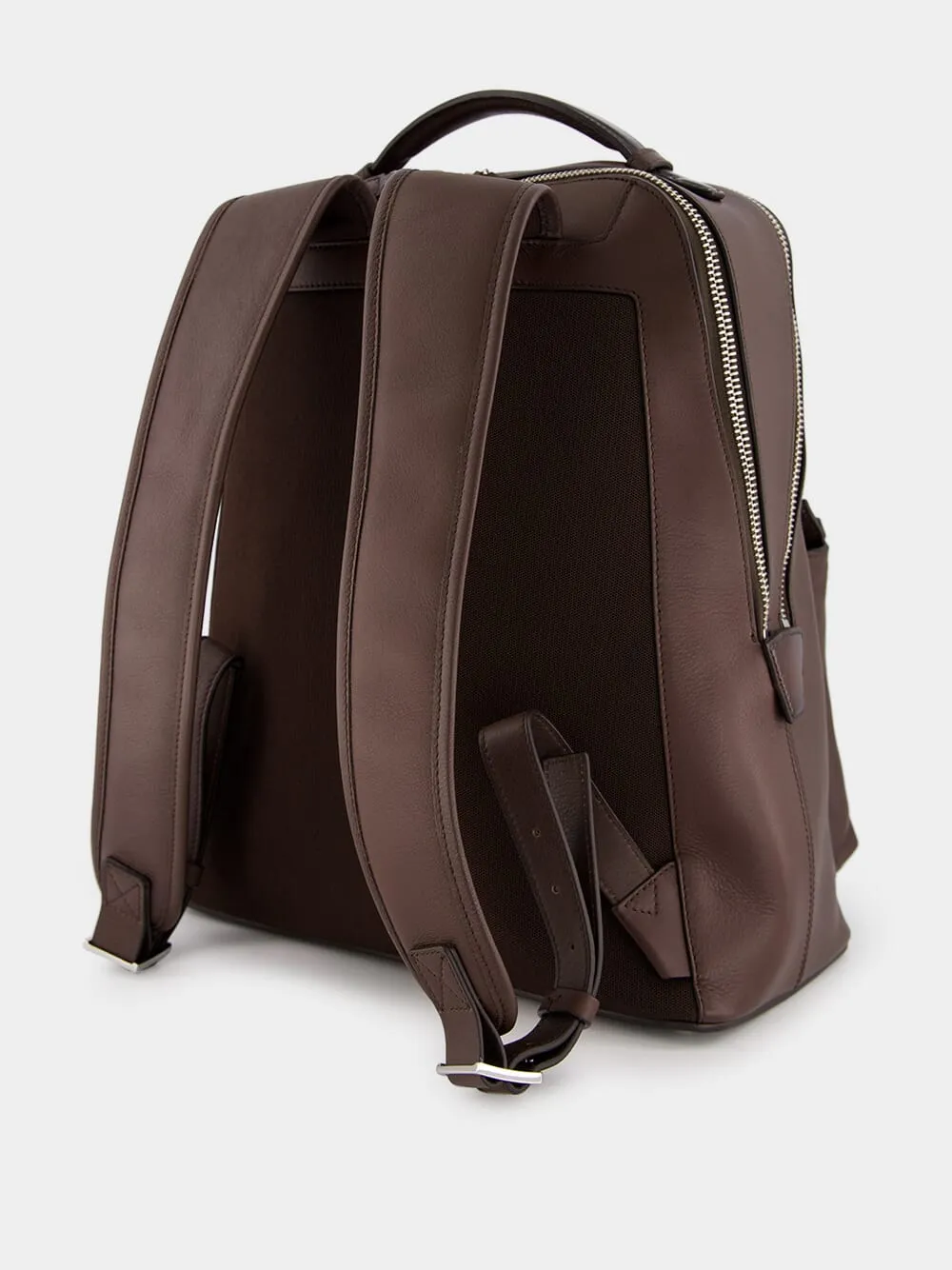 Brown Leather Backpack