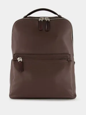 Brown Leather Backpack