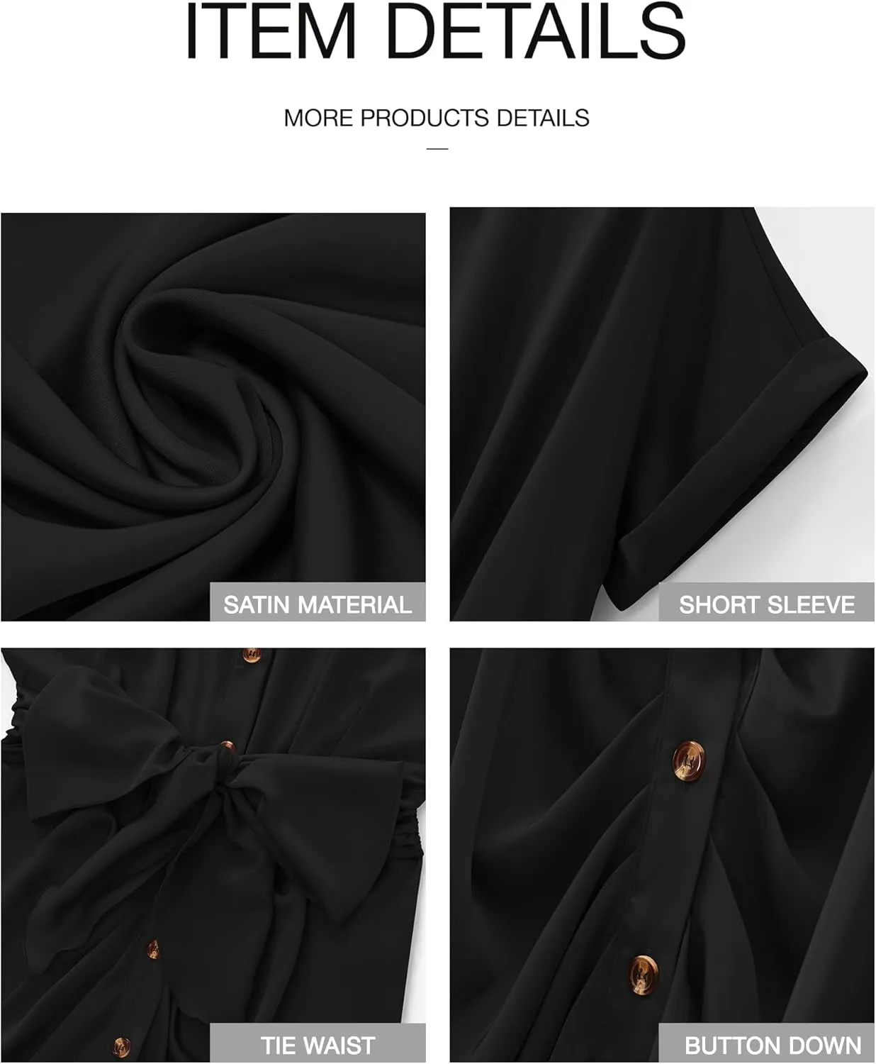 BTFBM 2025 Women Button Down Ruched Shirt Dresses Short Sleeve Lapel V Neck Elegant Party Spring Summer Maxi Satin Dress