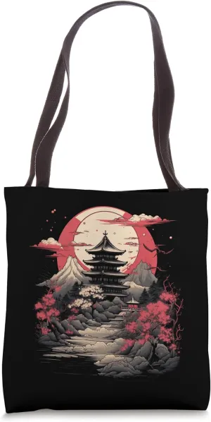 Bunka Shishu Japanese Embroidery Japanese Art Graphic Tees Tote Bag