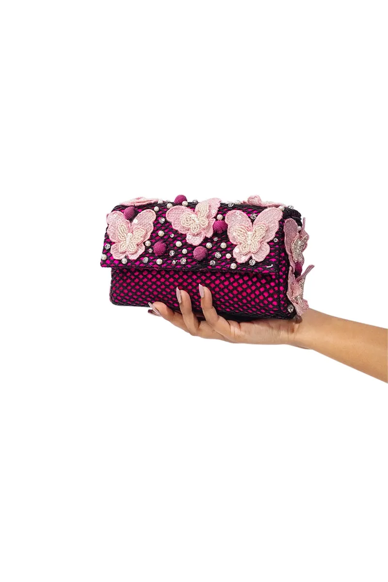 Butterfly Crossbody Clutch