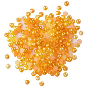 Buttons Galore & More - Shaker Embellishments - Half Pearlz - Sunburst / HPZ105