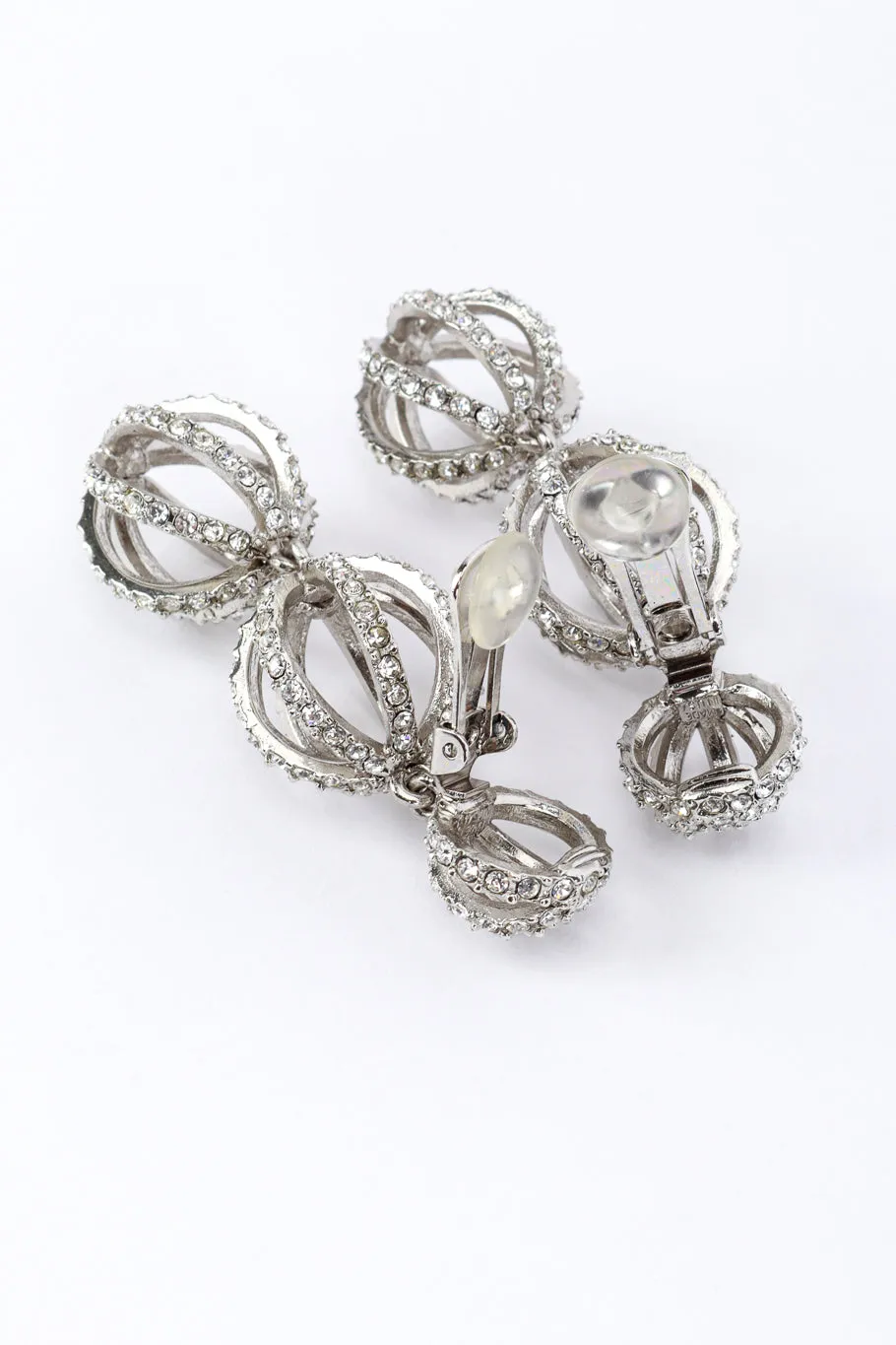 Cage Ball Drop Earrings