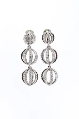 Cage Ball Drop Earrings