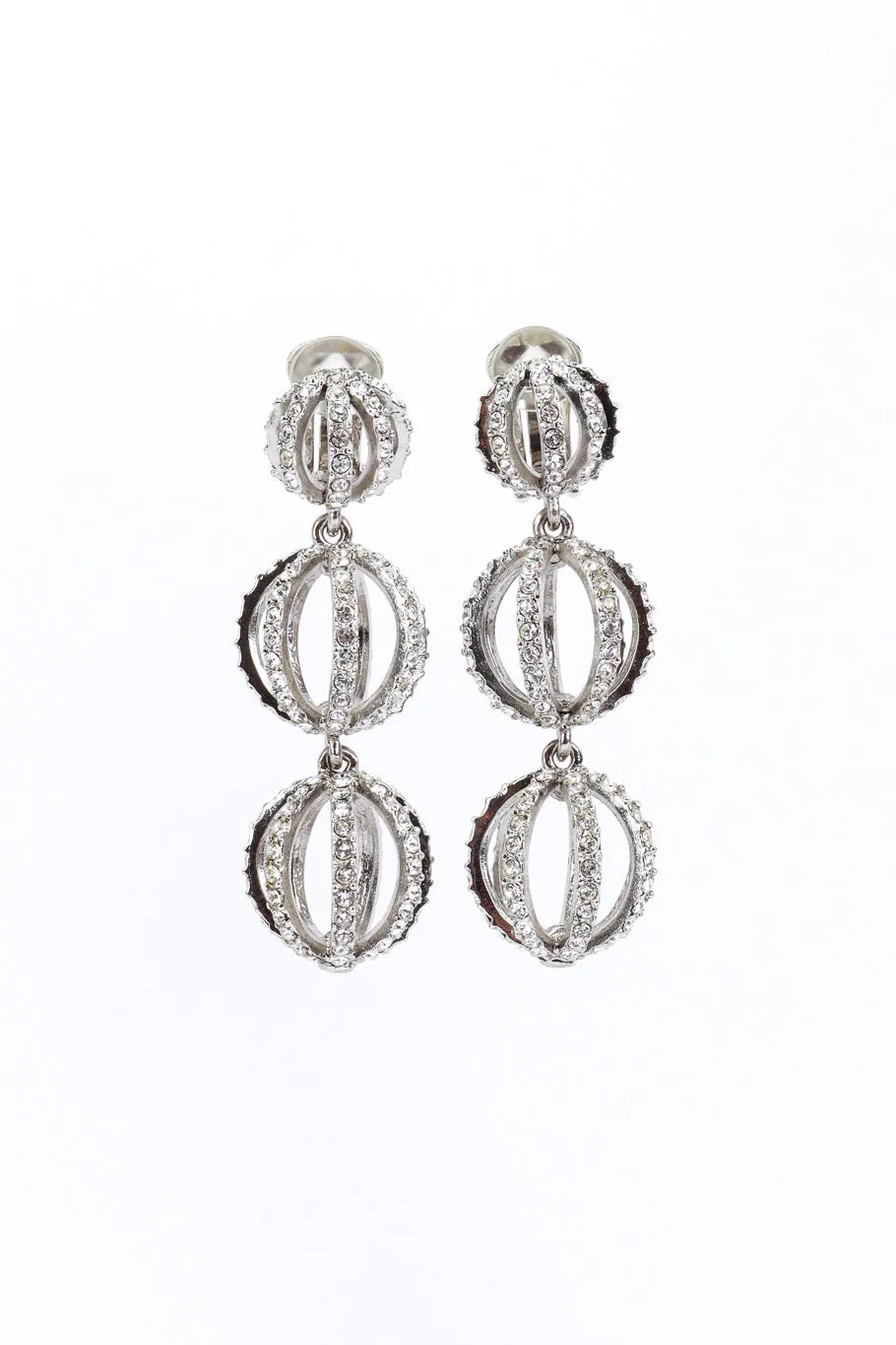 Cage Ball Drop Earrings