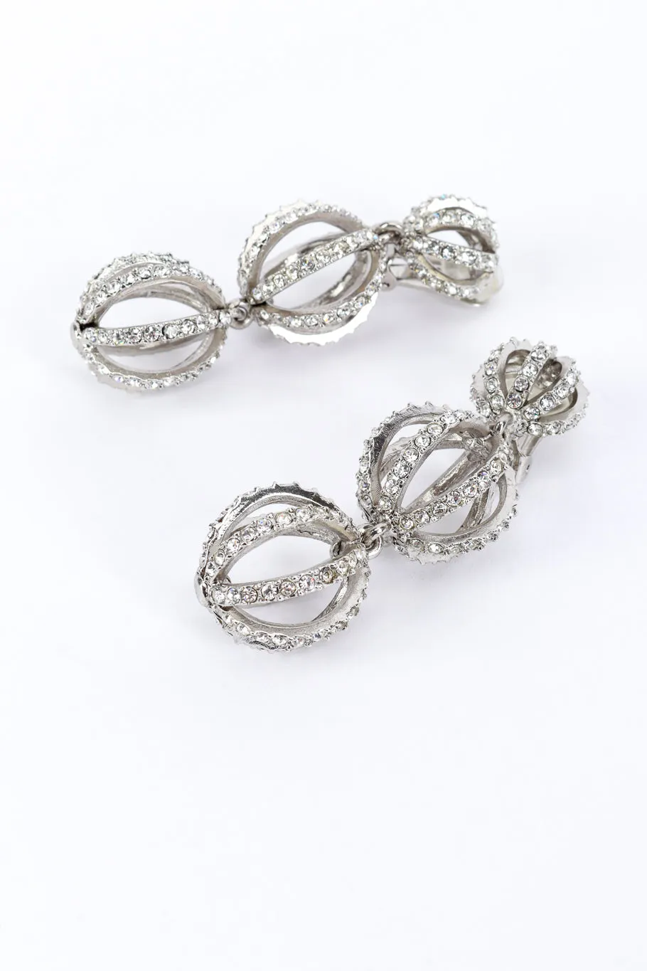 Cage Ball Drop Earrings