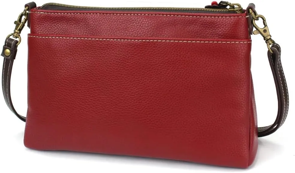 CHALA RFID Protected Vegan Leather Deluxe Crossbody Bag Multi-Color