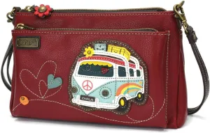 CHALA RFID Protected Vegan Leather Deluxe Crossbody Bag Multi-Color
