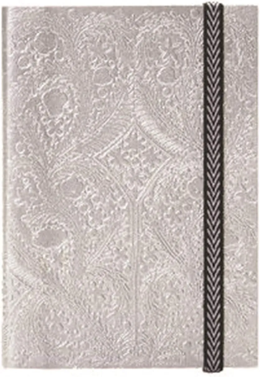 Christian Lacroix Silver B5 7" X 10" Paseo Notebook