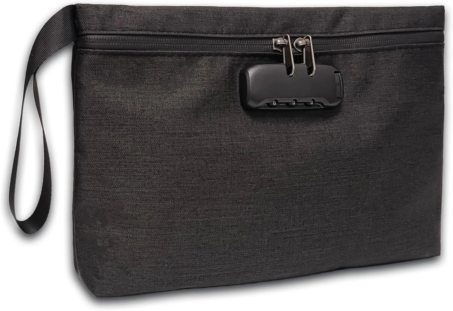 Clutch Bag for Men – Stylish and Spacious Handbag with Wristlet, Wallet Feature, Men's Clutch Tote Handbags with Wristlet Clutch Purse, Ideal for Special Occasions - Midnight Black