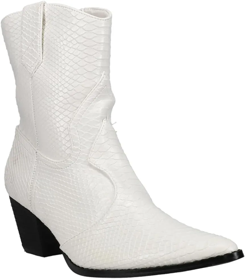 Coconuts by Matisse Womens Bambi Padded Insole Pointed Toe Cowboy, Western Boots