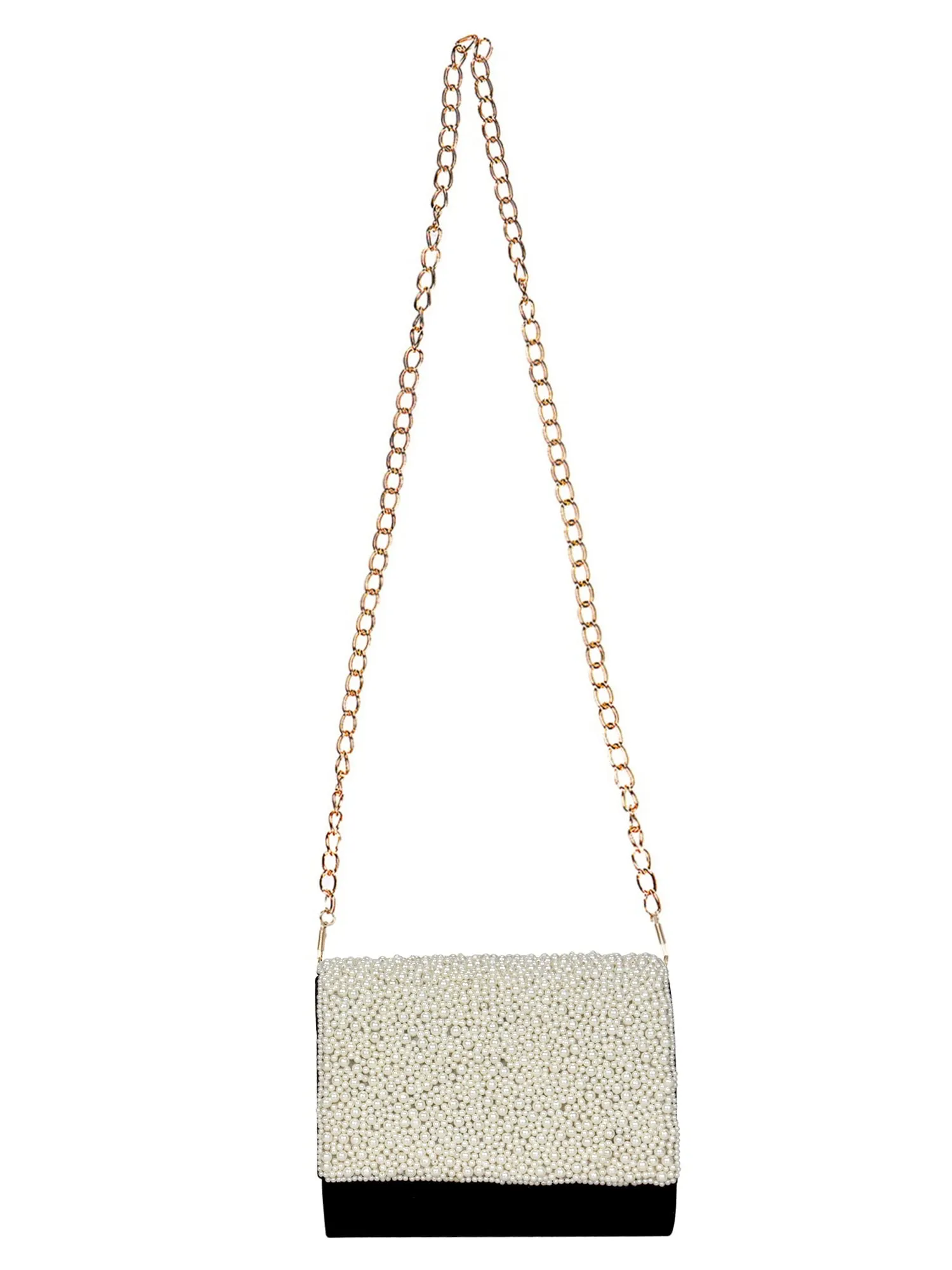 Coffer Embellished Velvet Clutch