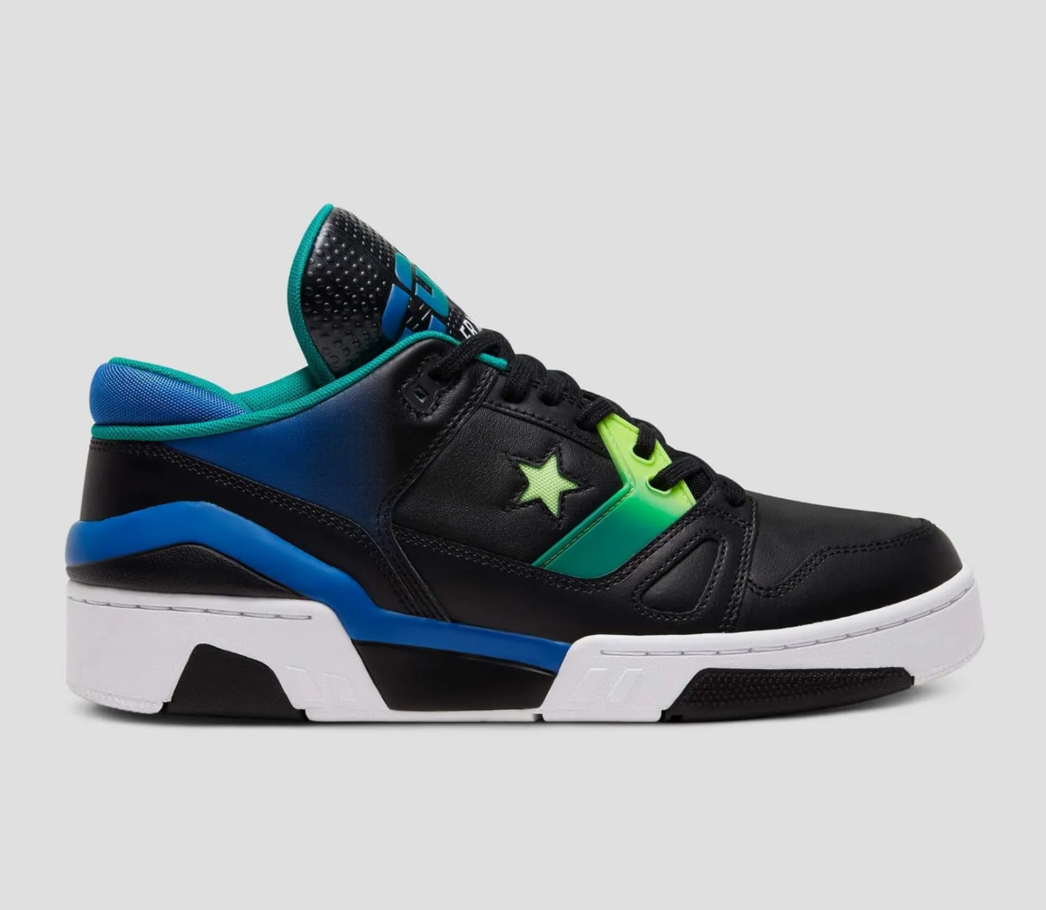 Converse Unisex ERX 260 Neon Psychedelic Hoops Low Top Black/Ghost Green/White