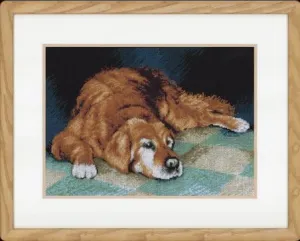 Counted Cross Stitch Kit, PN-0147568 Sleeping Dog
