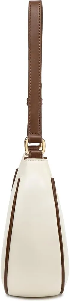 Crescent Shoulder Bags for Women Cute Hobo Tote Handbag Under the Arm Purses Mini Clutch Purse with Zipper Closure
