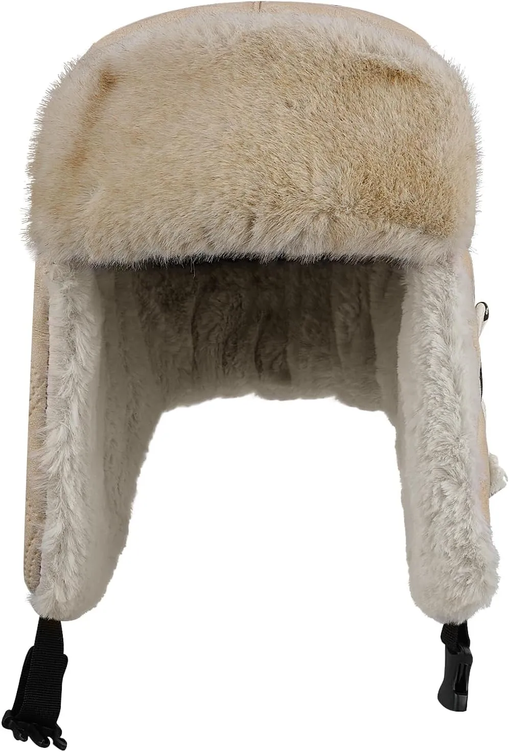 Croogo Trapper Hat Winter Hats for Men Trooper Russian Warm Hat with Ear Flaps Women Ushanka Fur Hat Windproof Ski Hat