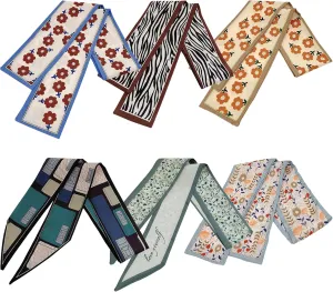 Curve Muse Fashion Bandana Neck Scarves Neckerchief Short Scarves Hair Ties