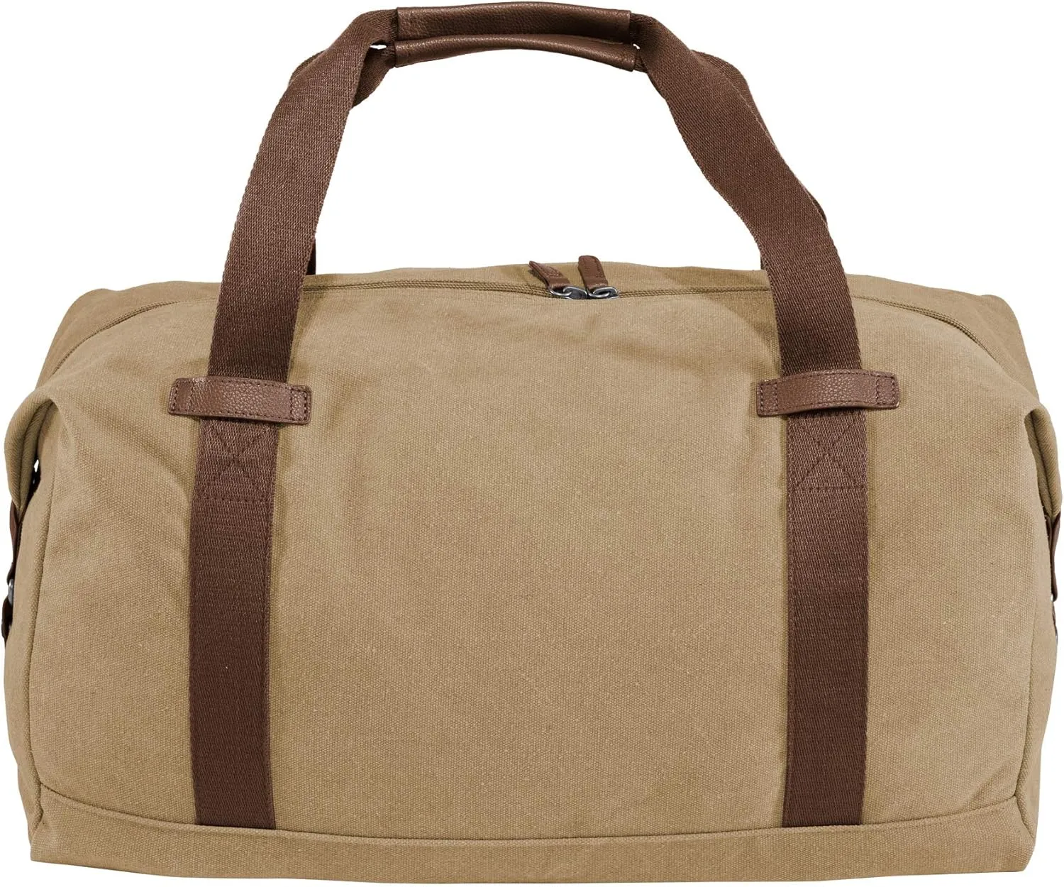 Custom Canvas Duffel Bag for Men Women - Add Your Monogram - Personalized Weekender Bag for Gym, Overnight, Travel