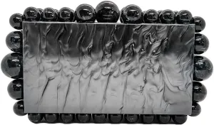 CUXVA Acrylic Evening Clutch Bag for Women Glitter Marble Purse Handbag for Wedding Party Prom