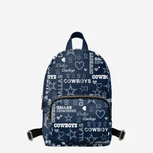 Dallas Cowboys Logo Love Mini Backpack