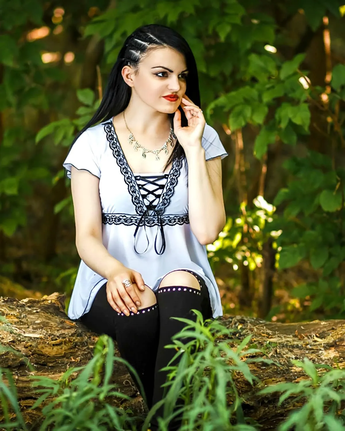 Dare to Wear Angel Corset Top: Victorian Gothic Grecian Women's Empress Blouse for Everyday Halloween Cosplay Festivals