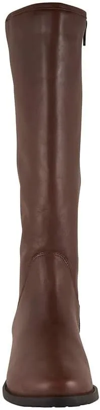 David Tate Womens Superior Embossed Leather Knee-High Boots