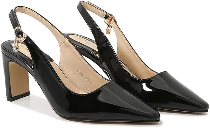 Dear Time Women Sexy Backless Pointy Toe High Heeled Pump Sandals，Patchwork Transparent Wedding Dress Pumps