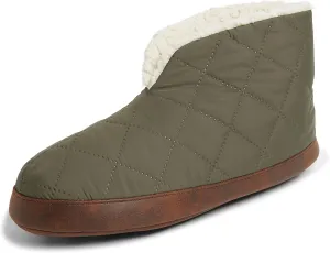 Dearfoams Men's Heritage Warm Up Bootie