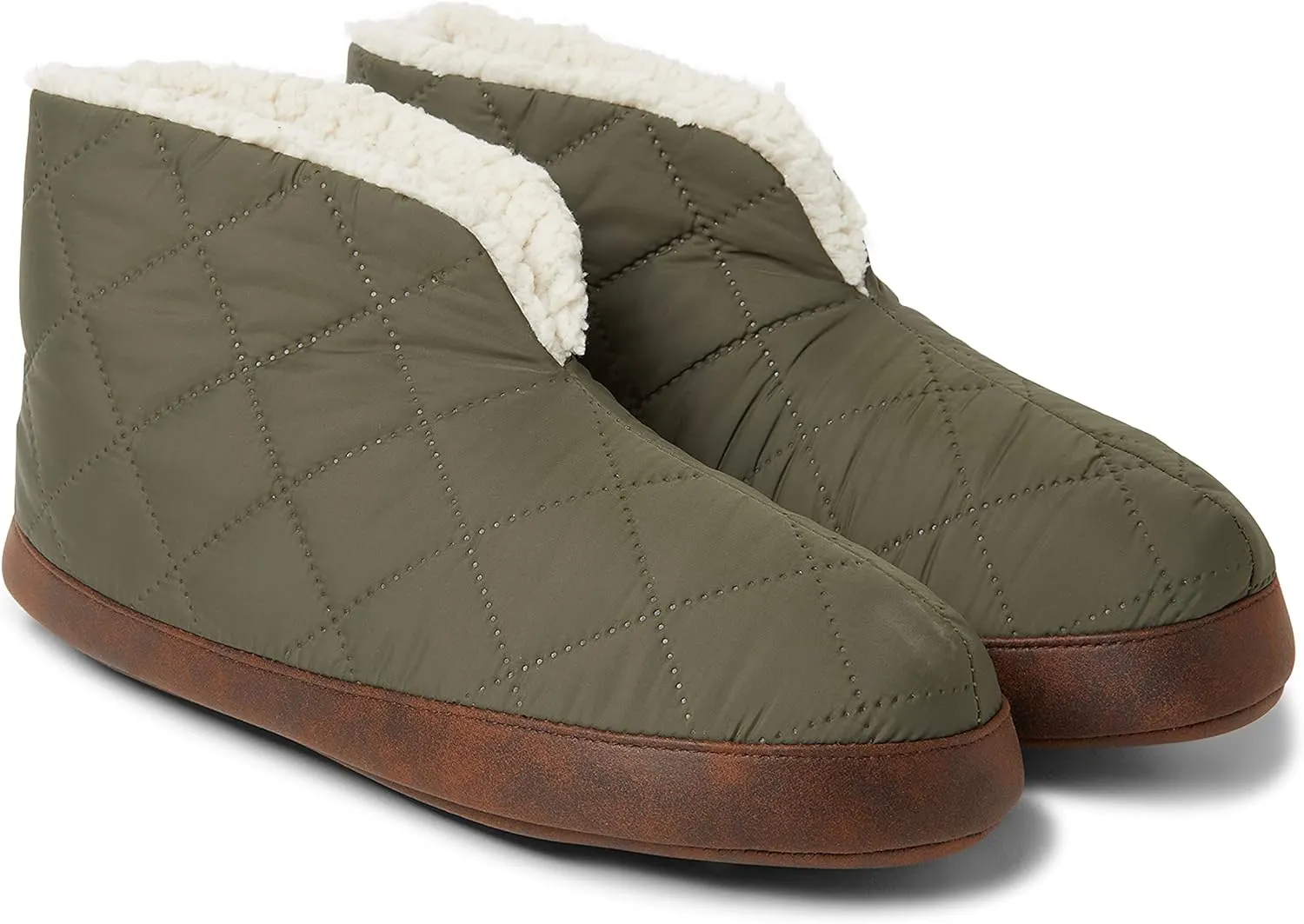 Dearfoams Men's Heritage Warm Up Bootie