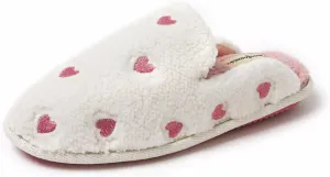 Dearfoams Women's Fuzzy Mom Easter Valentines Mother’s Day Slippers