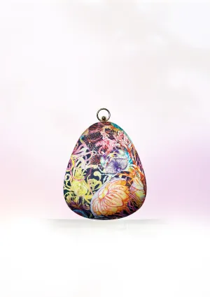 Deep sea Tear Drop Clutch