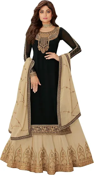 Delisa New Wedding Party wear Embroidered Salwar Kameez Indian Dress Ready to Wear Salwar Suit For Women 7115