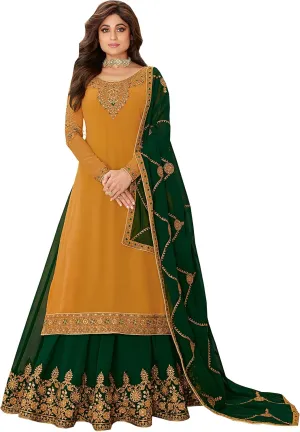Delisa New Wedding Party wear Embroidered Salwar Kameez Indian Dress Ready to Wear Salwar Suit For Women 7115