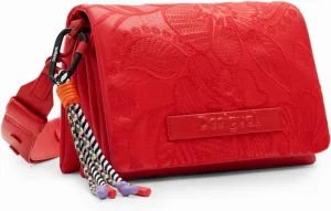 Desigual M Embroidered Floral Crossbody Bag