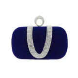Diamond Evening Velvet Clutch