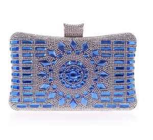 Diamond Silver Clutch