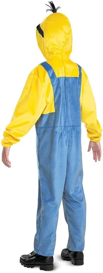 Disguise Kevin Minion Costume for Kids, Official Minions Rise of Gru Outfit and Headpiece