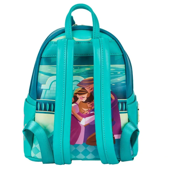 Disney Mini Backpack Tangled Lantern Gondola GITD Loungefly