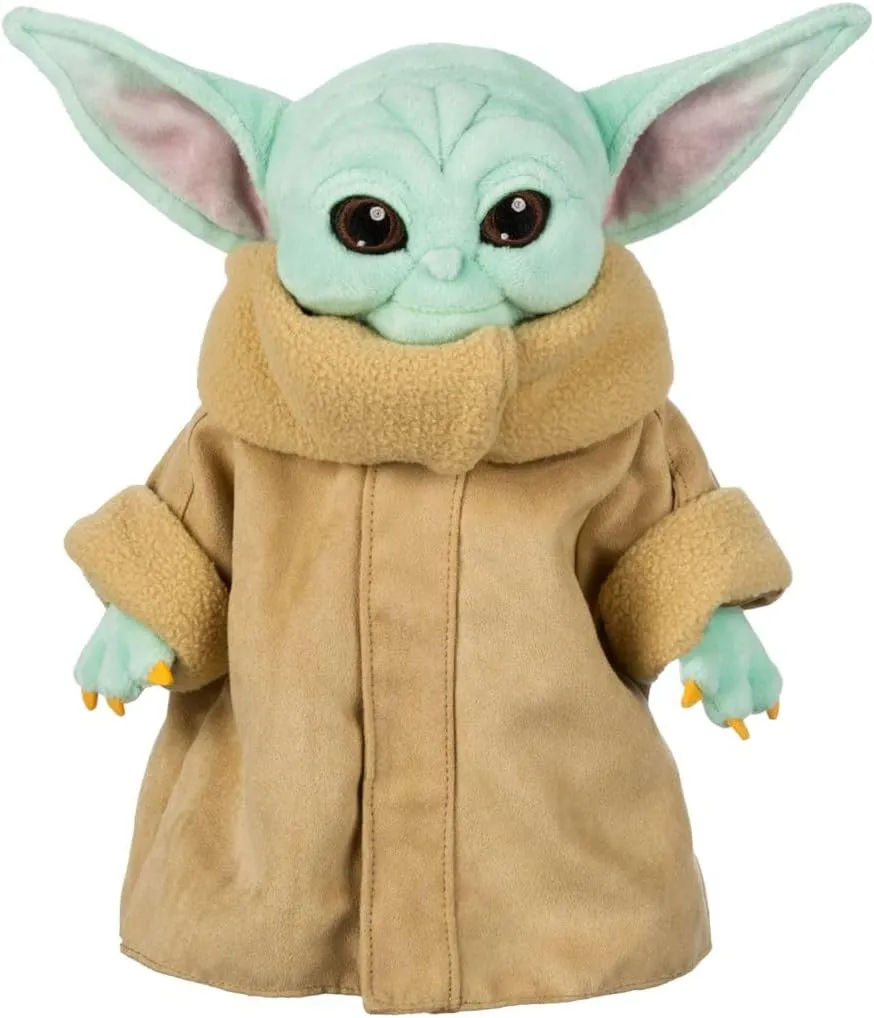 Disney Store Official Grogu Star Wars Toy - Baby Yoda Plush from The Mandalorian - Soft and Snuggly Baby Yoda Dis Plush with Embroidered Features - Perfect Cuddly Galactic Companion for Fans.