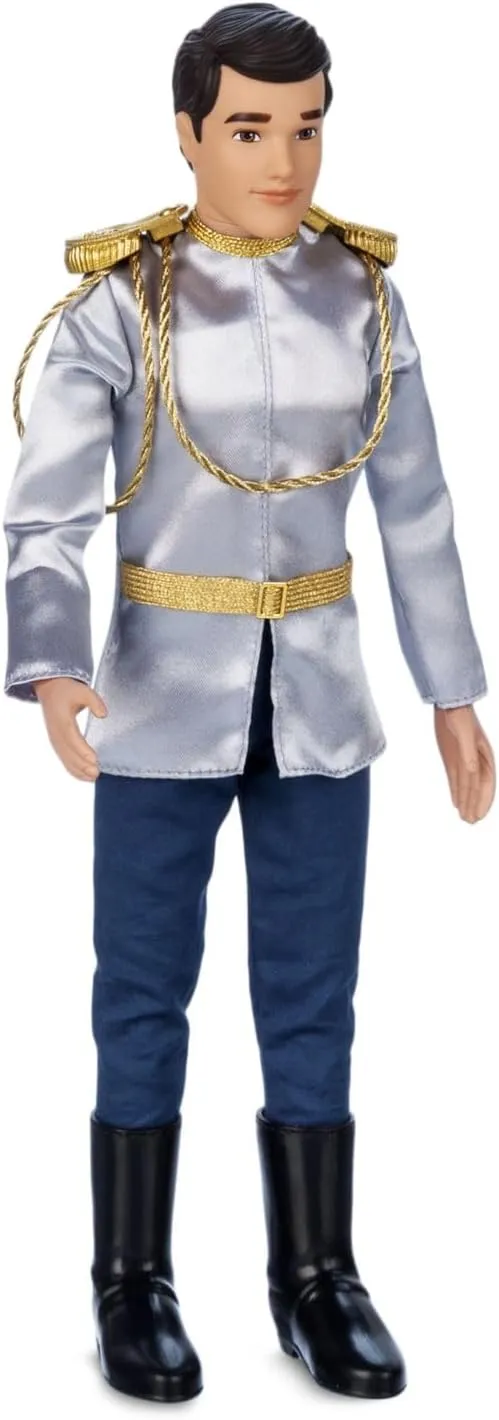 Disney Store Official Princess Wedding Doll Set (Cinderella & Prince Charming) Princess Toys with Molded Details, Deluxe Wedding Costumes, Scenic Display Packaging and Accessories - Set of 2