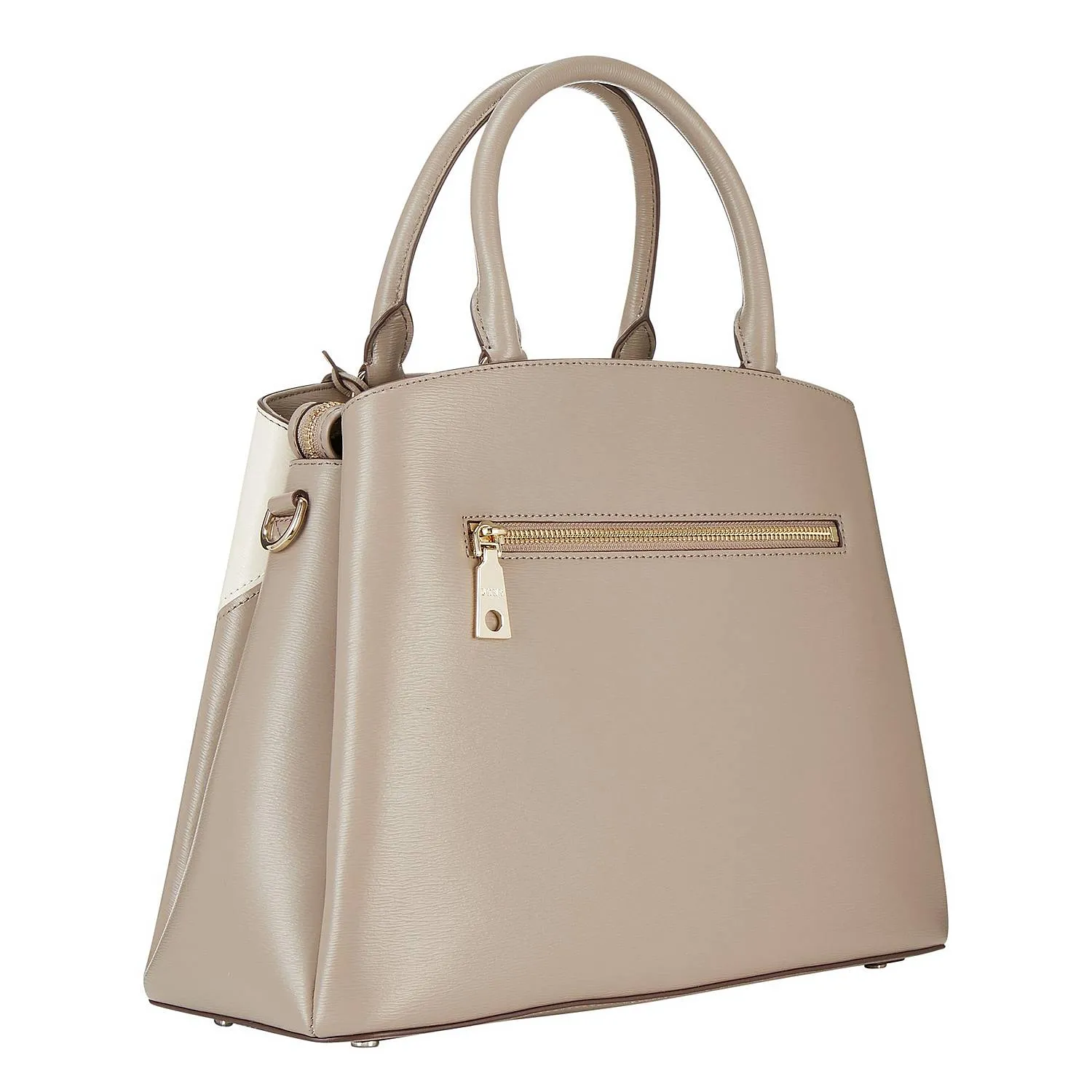 DKNY Large Paige Satchel bag-Nude combo