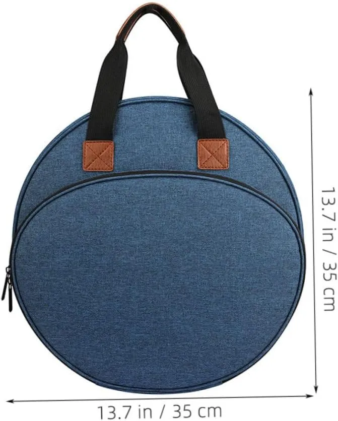 DOITOOL 1 PC Embroidery Project Pouch Large Capacity Handbag for Embroidery Kits Travel Craft Tool Holder with Multiple Elastic Compartments for Beginners Experienced