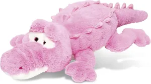 DolliBu Plush Alligator Stuffed Animal Pillow Size - Super Soft Animal Pillow for Kids, Cozy Nap Buddy, Floor Pillow for Kids & Toddlers, Jumbo Hugging Plush - 34 Inch