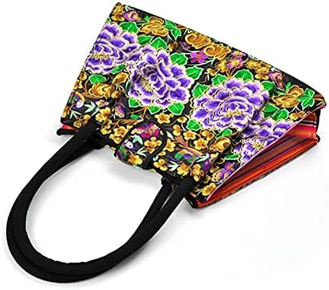 Double-Sided Embroidery Ladies Shoulder Bag | Ethnic Style Handcrafted Tote Bag