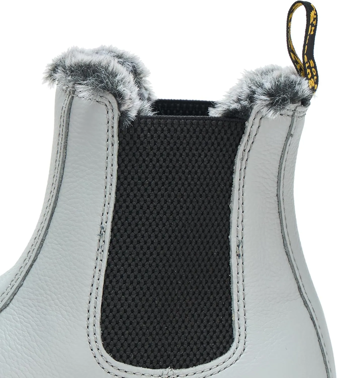 Dr. Martens Women's 2976 Faux Fur Lined Virginia Leather Chelsea Boot Fashion