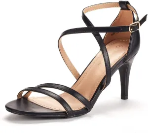 DREAM PAIRS Women's Gigi Fashion Stilettos Open Toe Pump Heel Sandals