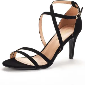 DREAM PAIRS Women's Gigi Fashion Stilettos Open Toe Pump Heel Sandals