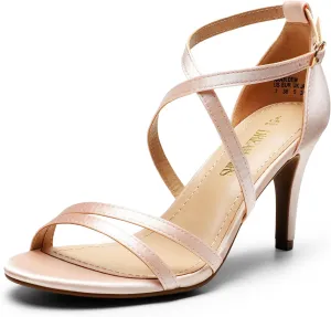 DREAM PAIRS Women's Gigi Fashion Stilettos Open Toe Pump Heel Sandals