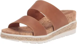 Easy Street Womens Maryann Faux Leather Embossed Heels