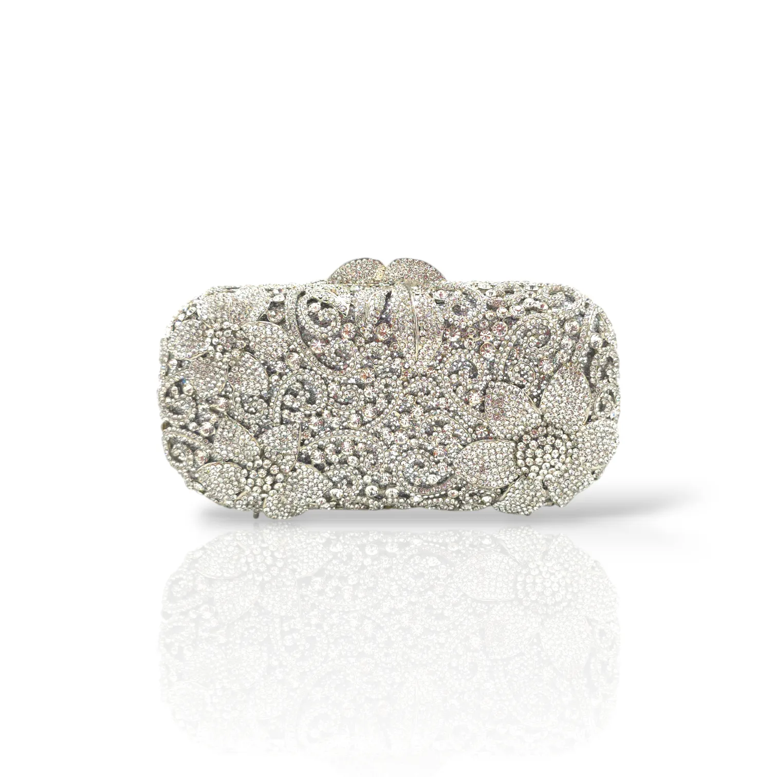 Elegant Floral Bridal Clutch